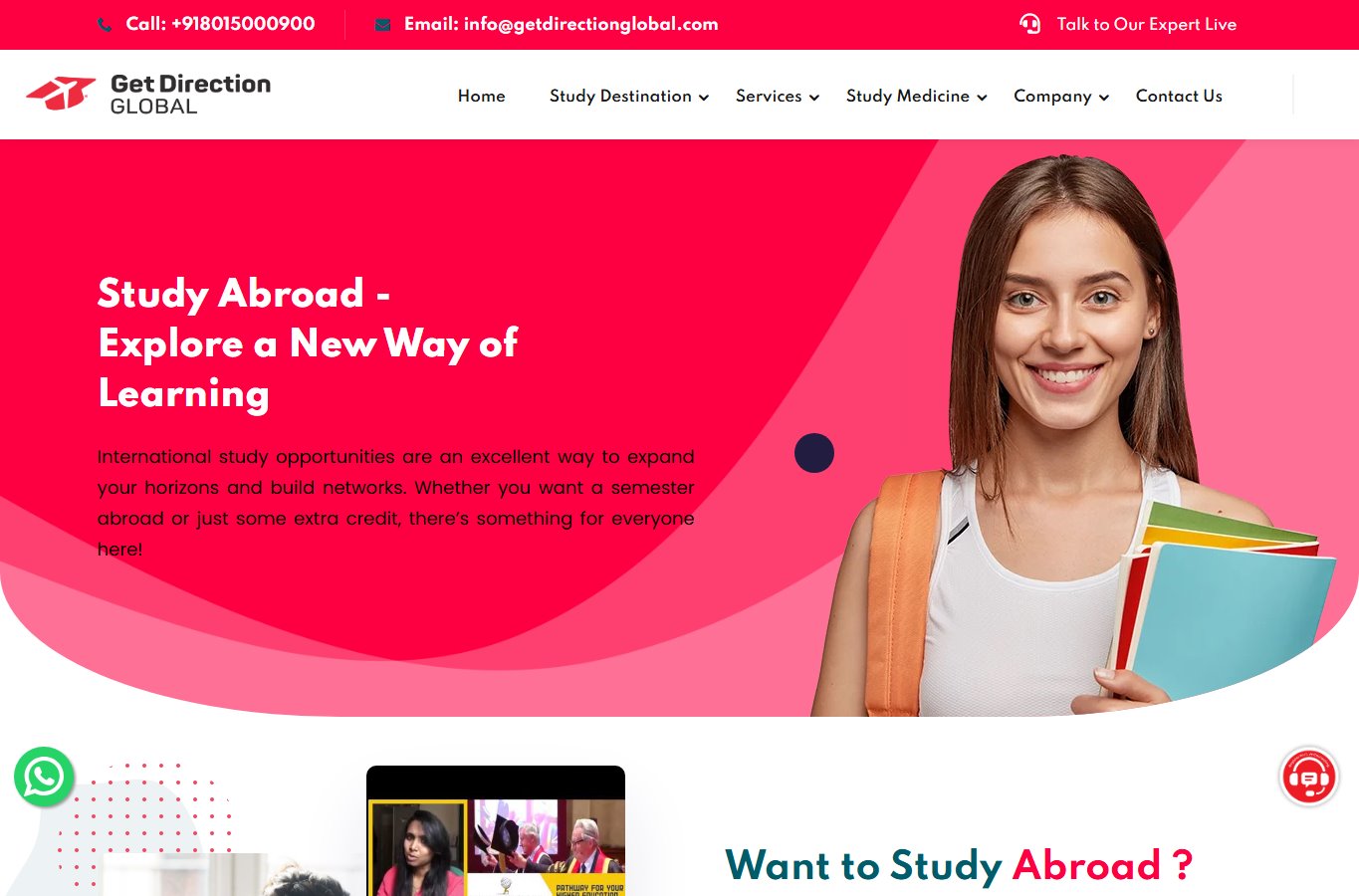 Get Direction Global homepage